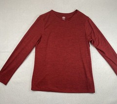 Athletic Works Men’s Long Sleeve T-shirt M (8-10) Heather Red Size M