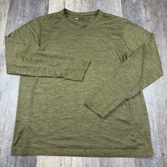 REI Co-op Long Sleeve Base Layer Shirt Men’s Large Green Lightweight Activewear