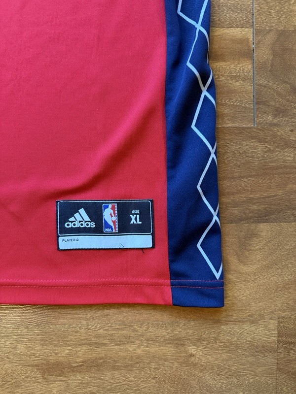 Adidas New Jersey Nets Deron Williams #8 NBA Jersey Men’s XL Red Authentic gallery