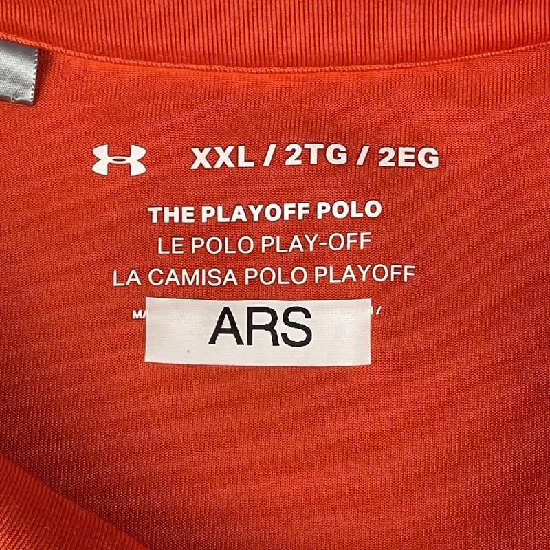 Auburn Tigers Orange Under Armour Golf Shirt Mens XXL The Playoff Polo Short Slv gallery
