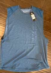 Under Armour Men’s Tank Sleeveless Muscle Shirt Size XL/TG Blue NWT