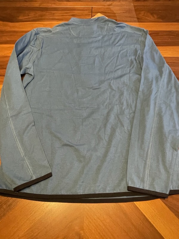 Wrangler All Terrain Gear ATG Half Zip Pullover Blue Cotton Men’s Size Med NWT gallery