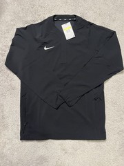 Nike Baseball Black Long Sleeve Pregame Top Mens Small DO9174-010