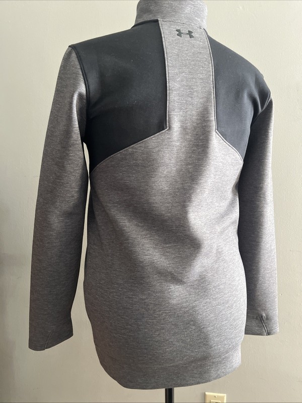 Under Armour Men's Storm Golf Half Zip Cold Gear Sweat Jacket Size S Grey NWT gallery