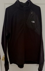 The North Face Flight Series Men’s Black 1/4 Zip Long Sleeve Top Pocket