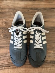 Adidas Samoa G66153 Gray Orange Sneakers Size 8 men’s/9.5 women’s