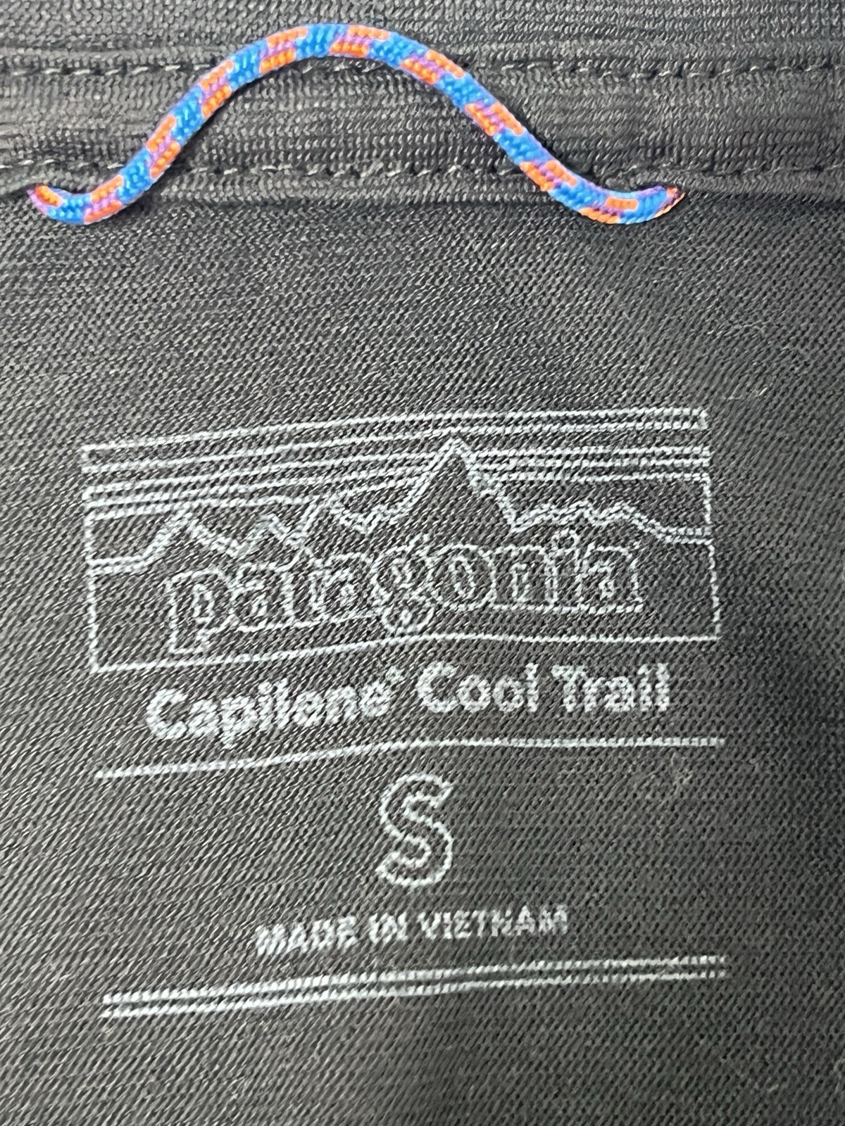 Patagonia Capilene Cool Trail Long Sleeve Shirt Black Size Small Lightweight gallery