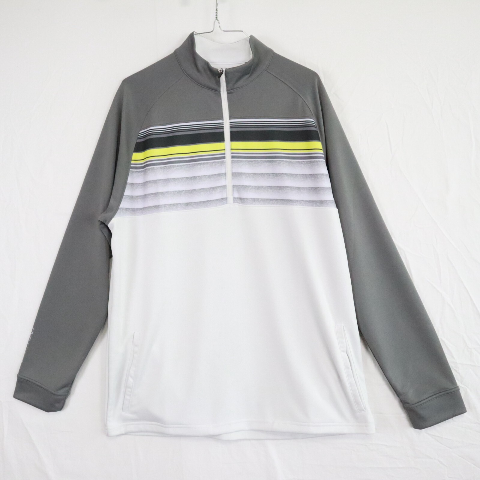 Black Clover 1/4 Zip Pullover Mens Large Activewear Golf Performance Mock Neck gallery
