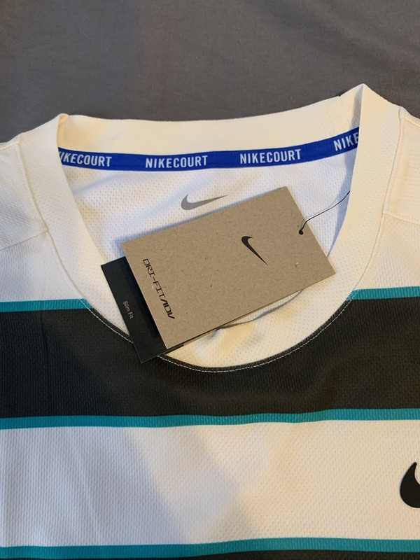 Nike x Carlos Alcaraz Mens XL 2025 Roland Garros French Tennis Shirt FZ6934-110 gallery