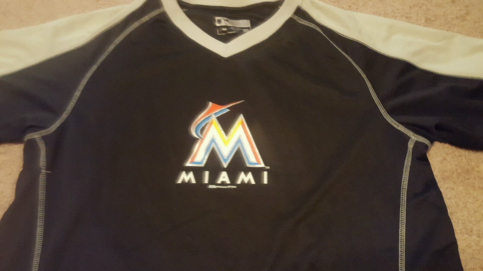 NEW Miami (Florida) Marlins MLB Men's Athletic Shirt by True Fan; several sizes gallery