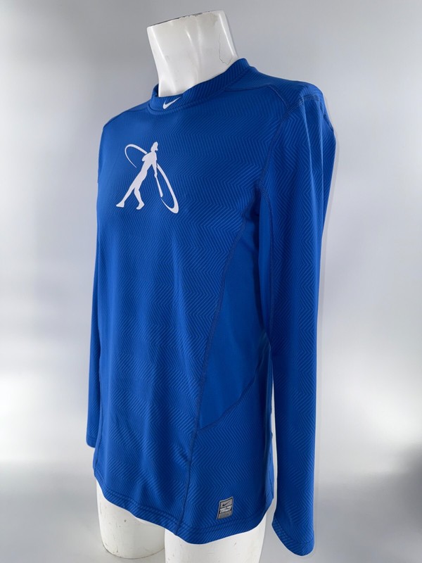 Nike Swingman Pro Combat Shirt Men M Blue Polyester Spandex YGI F5-21 gallery