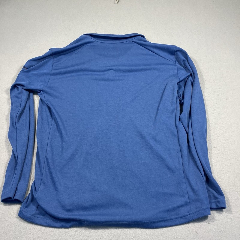 Helly Hansen 1/4 Zip Pullover Men’s 2XL Blue Outdoors Seabourn Logo On Sleeve LS gallery