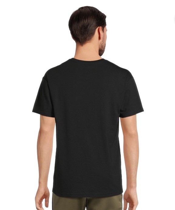 Athletic Works Men's Moisture Wicking Rich Black Tri-Blend Small T-Shirt 1164 gallery