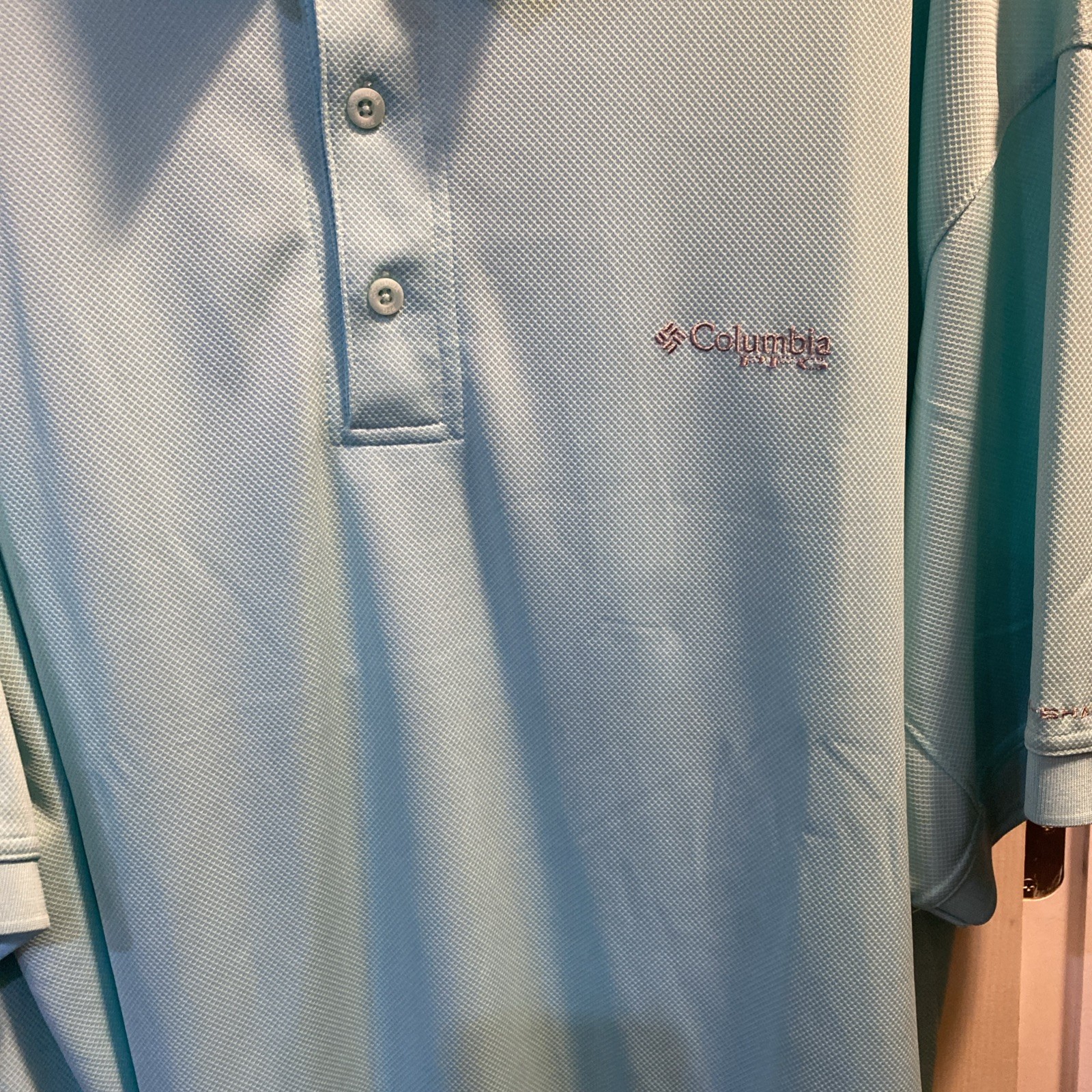 Columbia Powder Blue Men’s Collared Jersey XXL Exc gallery