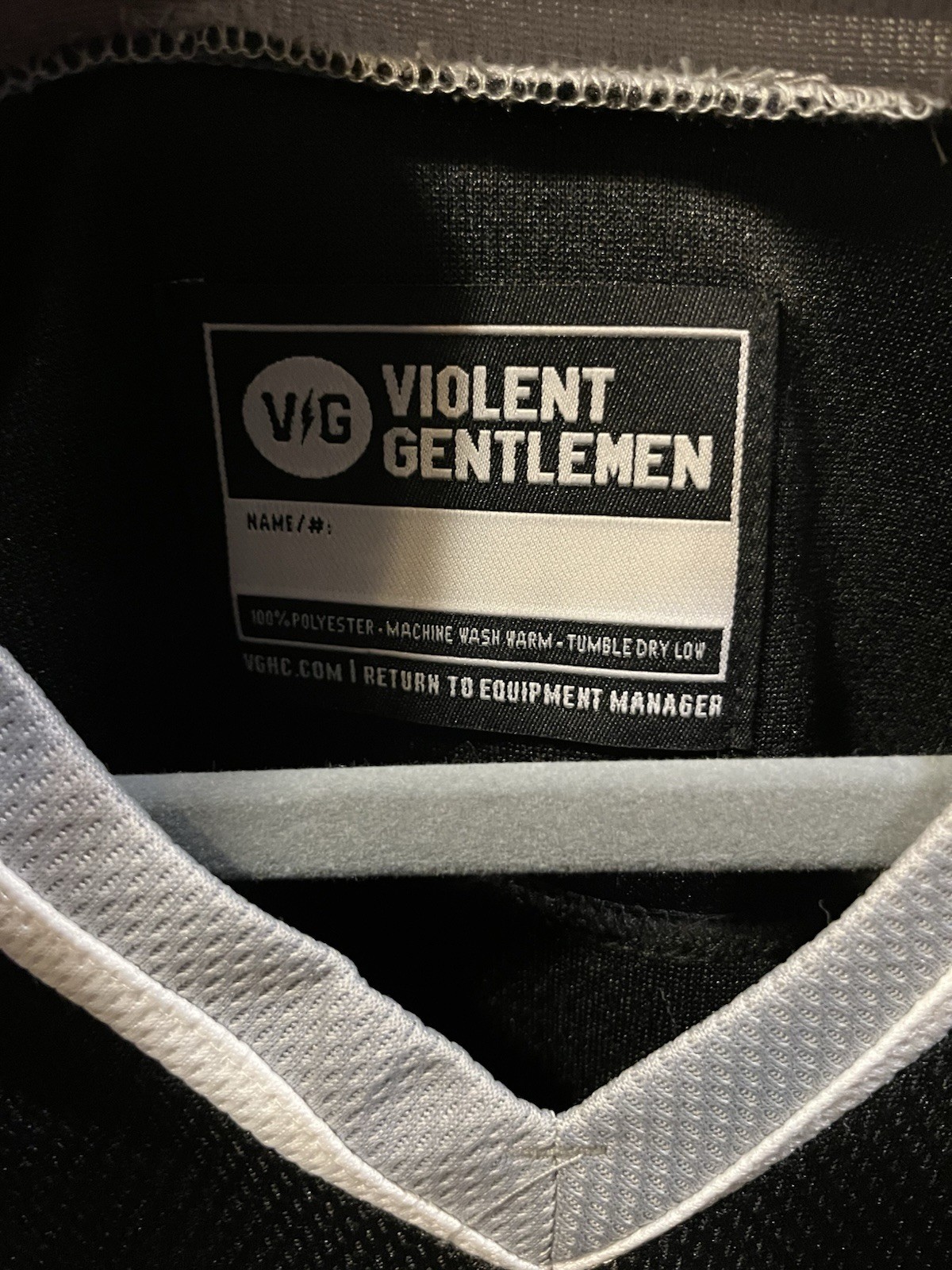 The Ghost Inside Phoenix Black Silver Hockey Jersey TGI X Violent Gentlemen S gallery