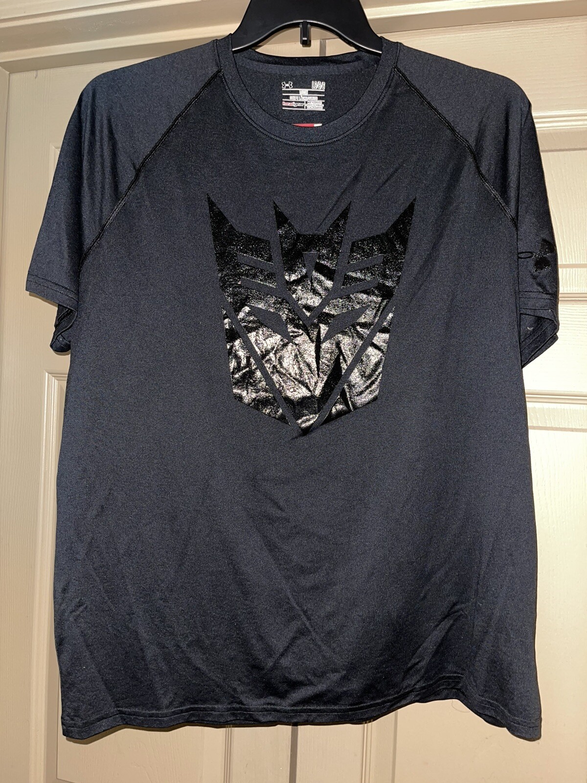 Under Armour Mens Transformers Decepticon Shirt Size Large Rare gallery
