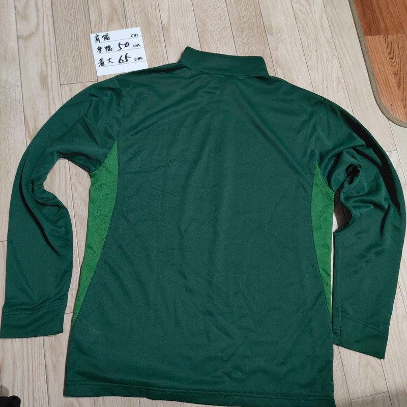 Mont-Bell Wickron ZEO Thermal Half-Zip Shirt Green M gallery