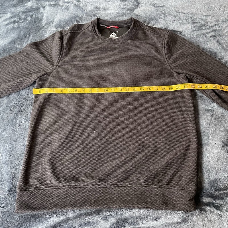 Gerry Men's Long Sleeve Thermal Black Pullover Shirt Medium gallery