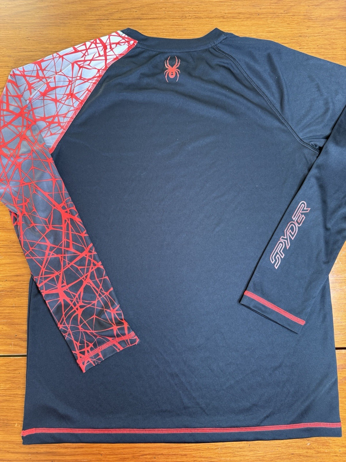 Spyder Active Lightweight L/S Crew Neck Shirt Black Adult Large See Measurements gallery