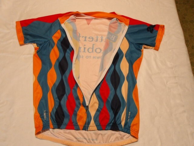 T shirt Cycling Jersey By: Primal Butterfield & Robinson Men's Medium Racing gallery