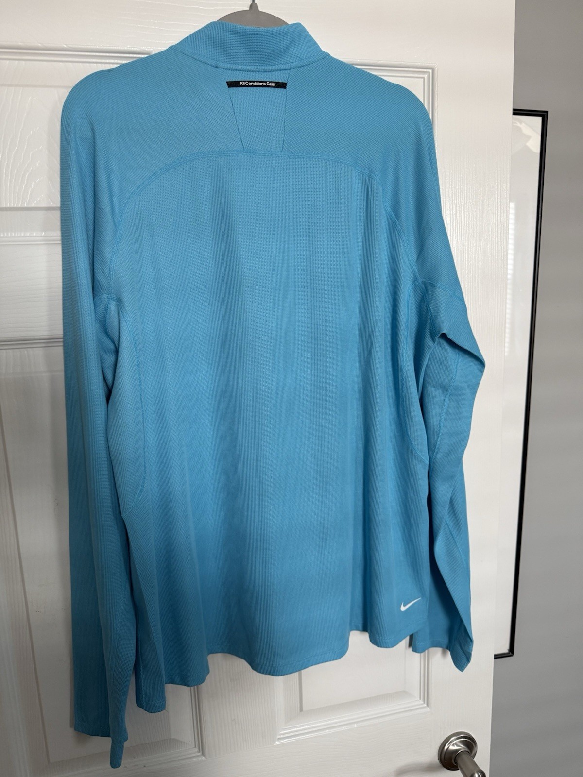 Nike ACG Dri-FIT 1/4 Zip Long Sleeve Pullover Sweater Light Blue - Large gallery
