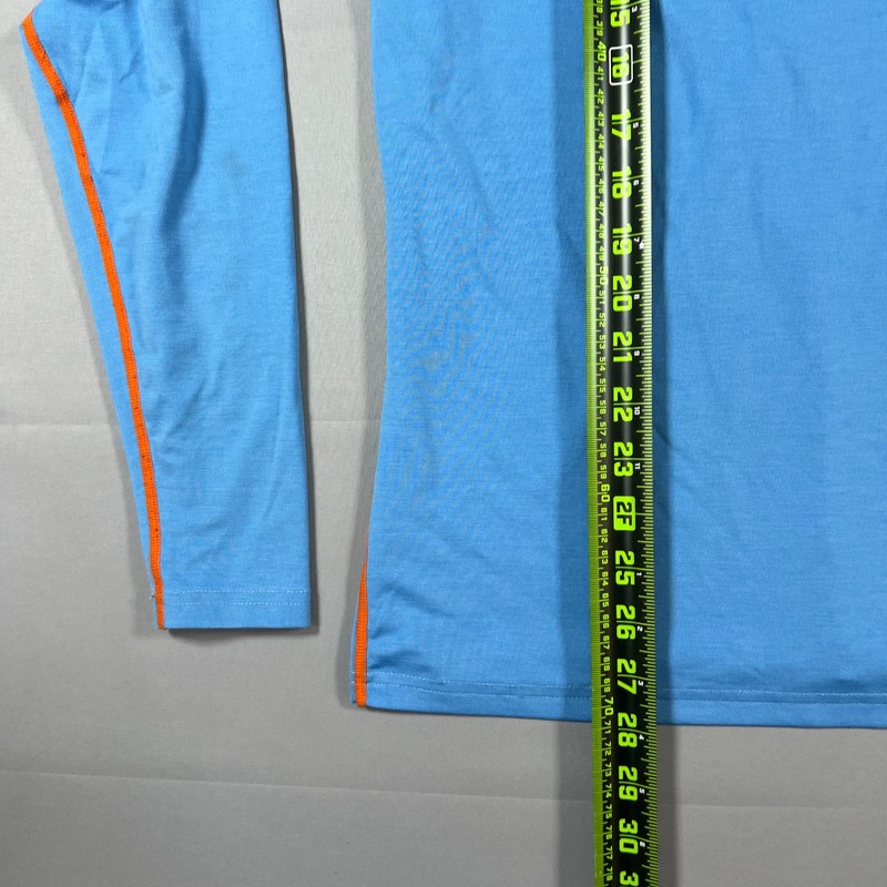 Gerry Sun Protection T Shirt Men's Large Blue Stretch Long Sleeve Crew Neck gallery