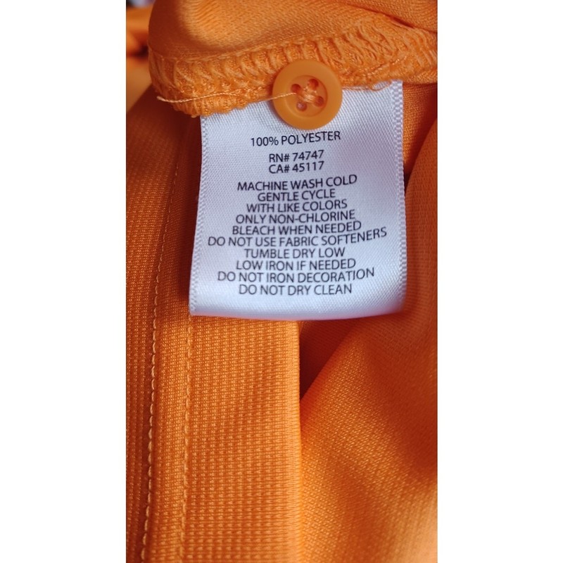 Bass Pro World Wide Sportsman Orange Polo 2XL XXL Fishing Shirt Vented PFG Mesh gallery