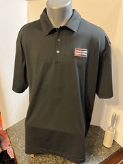 Nike Dri-Fit Men’s Polo Shirt Black Large Poly Spandex – Champion Spark Plugs
