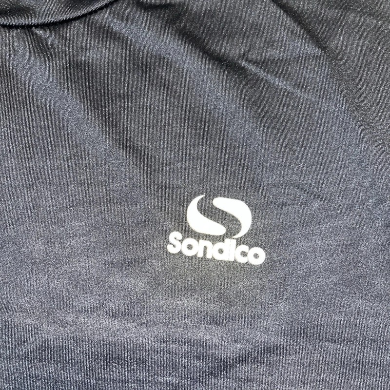 Sondico Men’s Large Training Top with Mesh Side LongSleeve Black Size L P2P 17.5 gallery