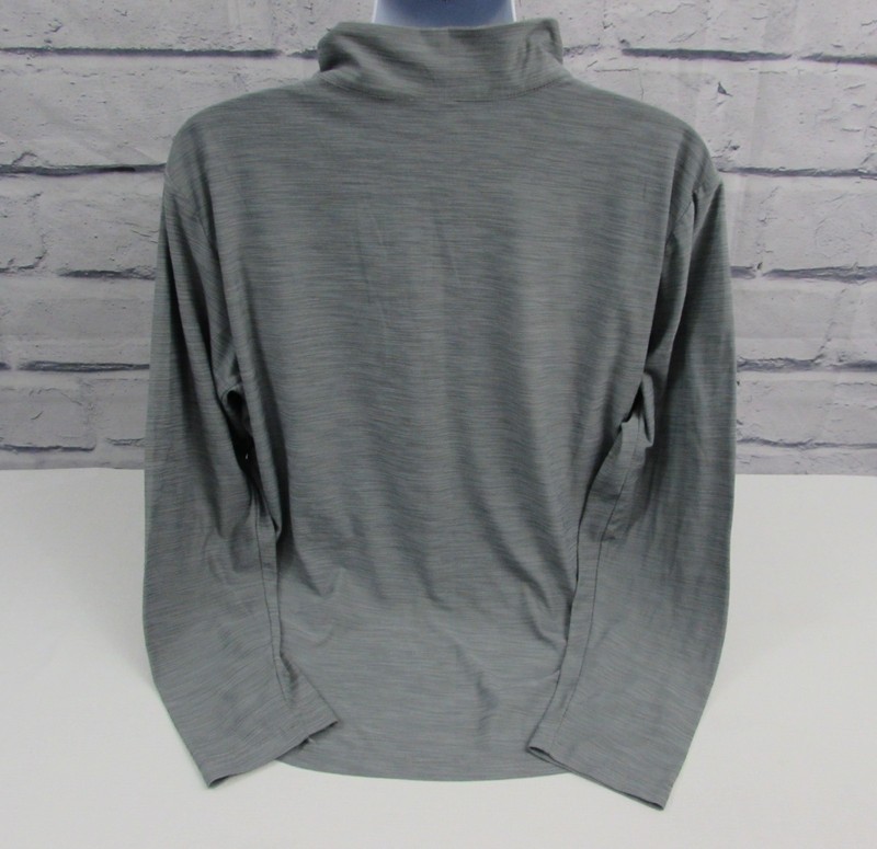 Nike Breathe Pullover Men's XL Gray Dri-Fit 1/4 Zip Training Running 940177-043 gallery