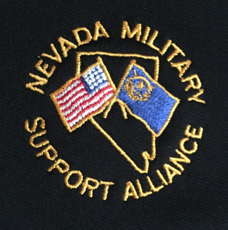 NEVADA MILITARY SUPPORT ALLIANCE NIKE GOLF 1/4 ZIP PULLOVER - MENS SZ XL - NICE! gallery