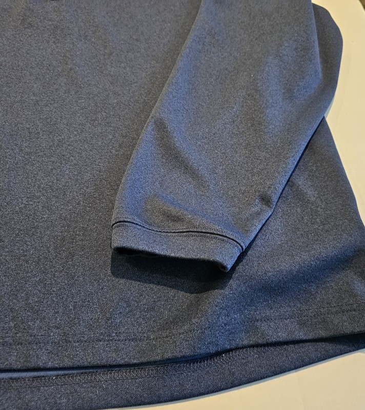 Pebble Beach- 1/4 Zip Golf Long Sleeve Pullover Blue Sweater Shirt- Size 2XL gallery