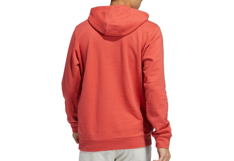 NWT MENS ADIDAS GT6210 POST GAME LITE LOOSE FIT CREW RED HOODIE SELECT SIZE $55 gallery