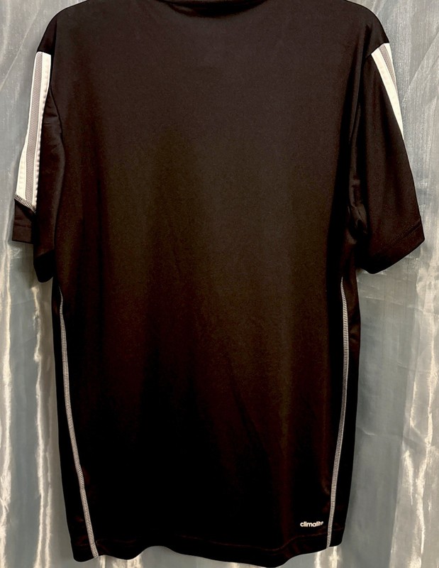 Adidas Men's Black and Gray Shirt Active Climalite Wear Stretch gallery