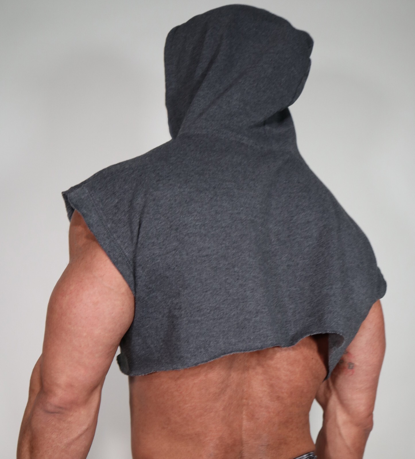 HOODED NY CUT-OFF SWEATSHIRT SIZE LARGE gallery