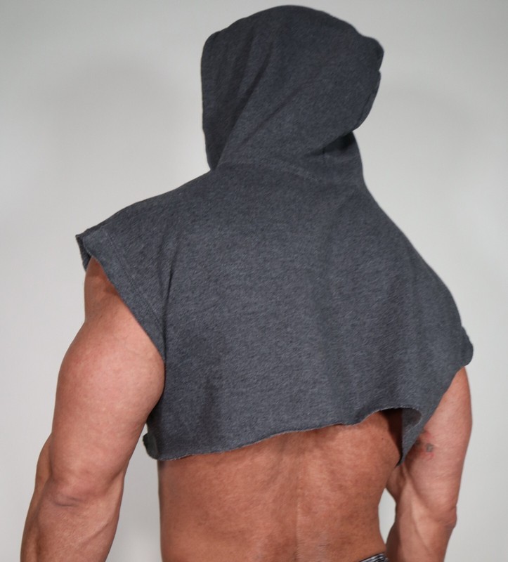 HOODED NY CUT-OFF SWEATSHIRT SIZE LARGE gallery