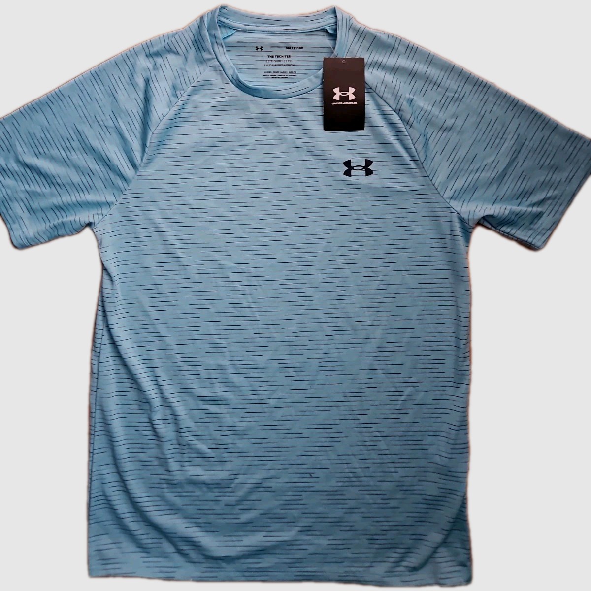 Under Armour Tech Tee Loose Men's T-Shirt Short Sleeve Blue Sz Small NWT. gallery