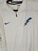 Nike Air Force Lightning Hockey NHL 1/4 Zip Mesh Wind Shirt Blue White gallery