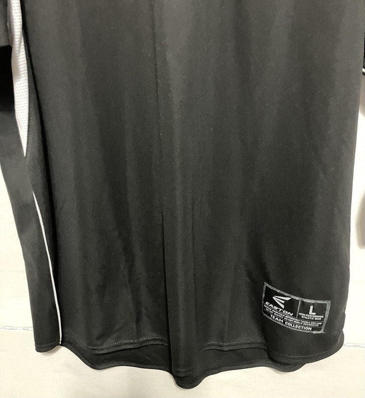 Easton Jersey Men's L Black White High Performance Athletic Gear Sports Baseball gallery