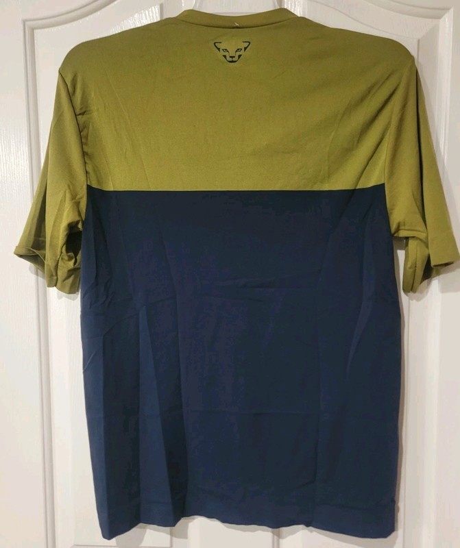 Dynafit Traverse S-Tech Men's Short Sleeve Trail T-Shirt SZ XL Blueberry/Army gallery