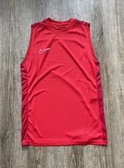 Nike Academy 23 Sleeveless Soccer Jersey Red Sz Medium DR1331-657