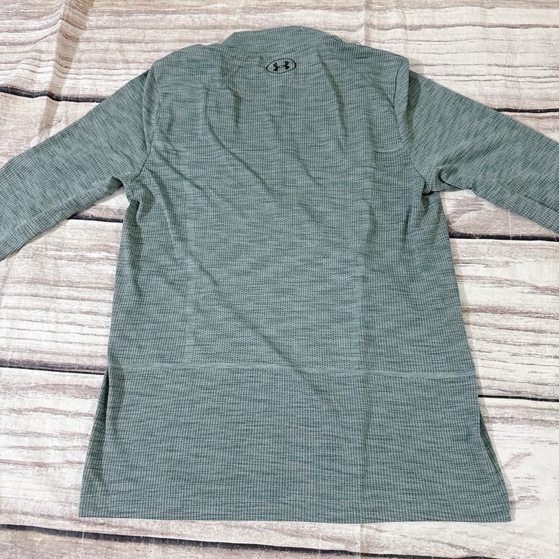Under Armour Men Size M Seamless 1/2 Zip Pullover Lightweight Gray 1359875 781 gallery