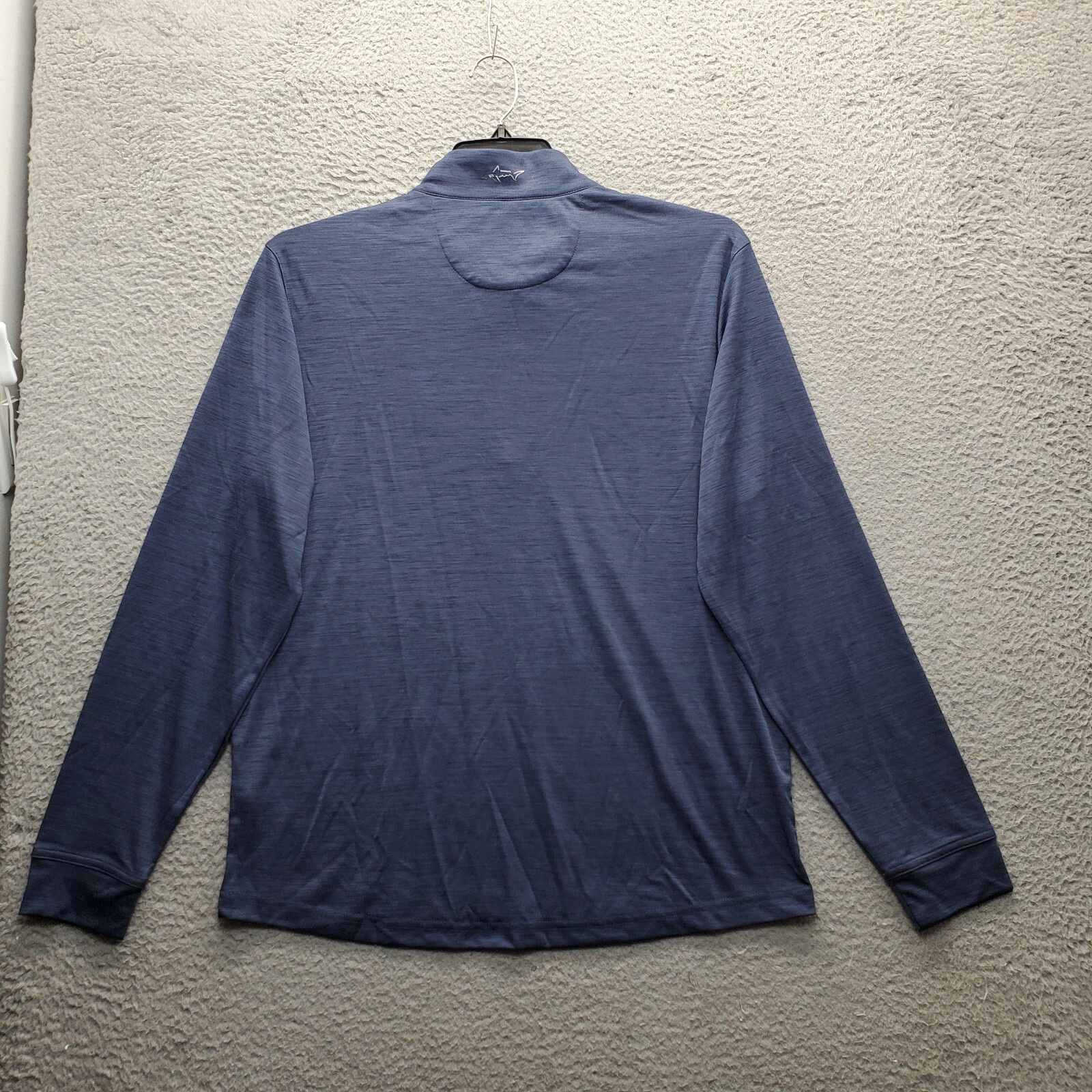 Greg Norman Cedar Hill Activewear Shirt Men Medium Blue Golf Performance 1/4 Zip gallery