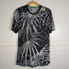 Adidas HEAT.RDY Parley Ocean Plastic Palm Print Training Shirt HB6518 Mens Small