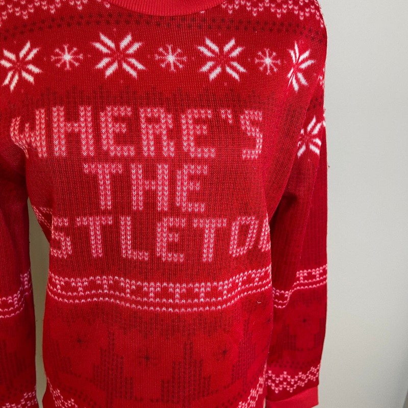Mad Engine Where's the Mistletoe Sweatshirt, M gallery