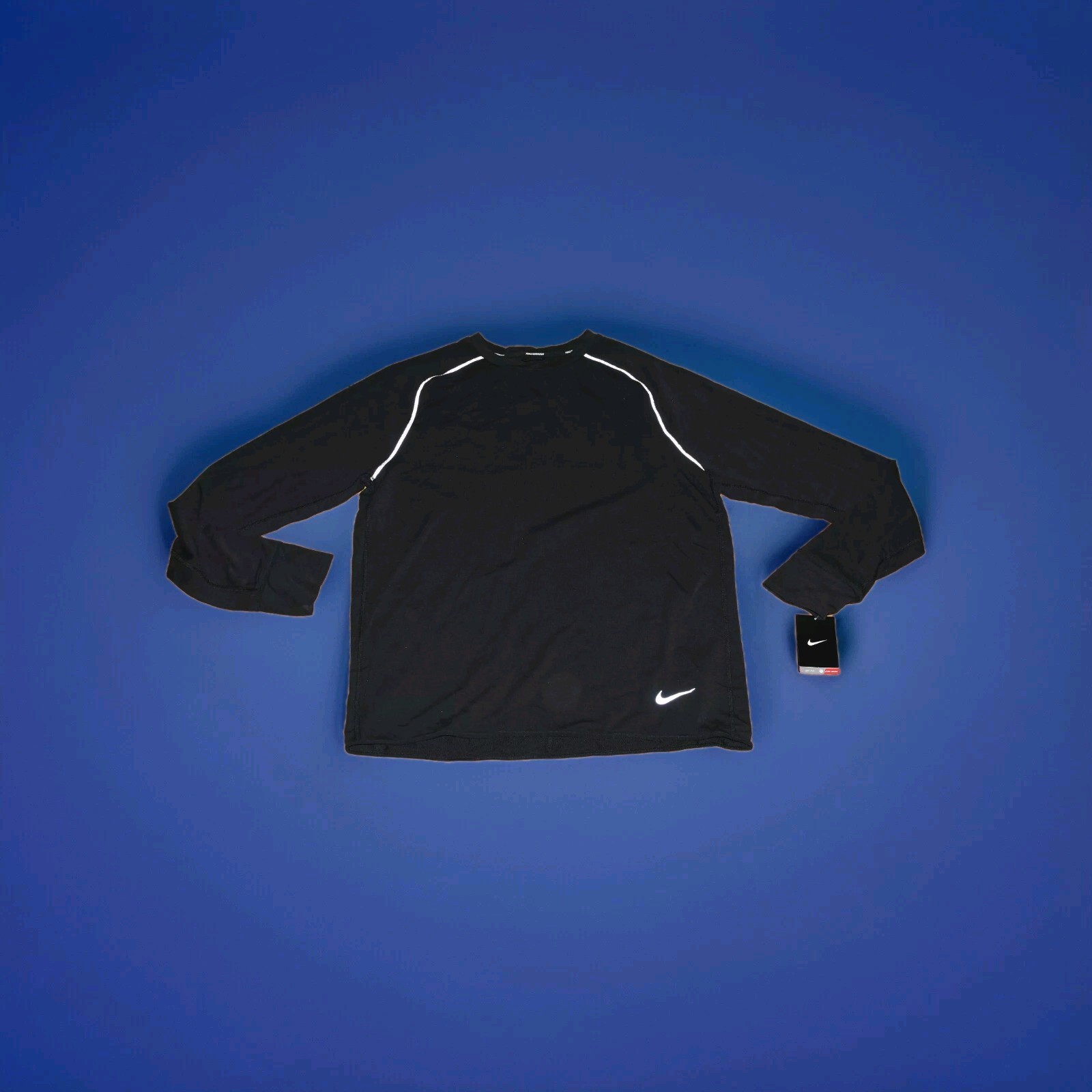 NIKE SPRINT CREW LONG SLEEVE MENS RUNNING SHIRT - MENS SZ LARGE gallery