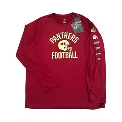 Under Armour Michigan Panthers UFL Football Long Sleeve Shirt Men’s 2XL Maroon
