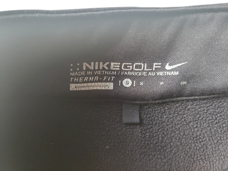 Nike Golf Therma Fit 1/4 Zip Collar Logo Pullover Sweater Sz S gallery