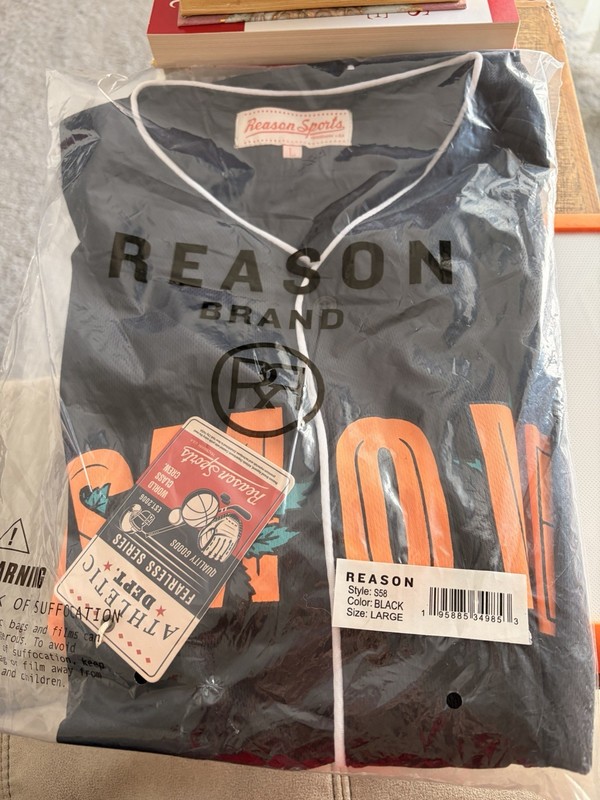 Reason Men Smoke Baseball Jersey (Black) gallery