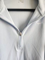 Nike Dri-FIT Quarter-Zip Pullover in Light Blue – Size L
